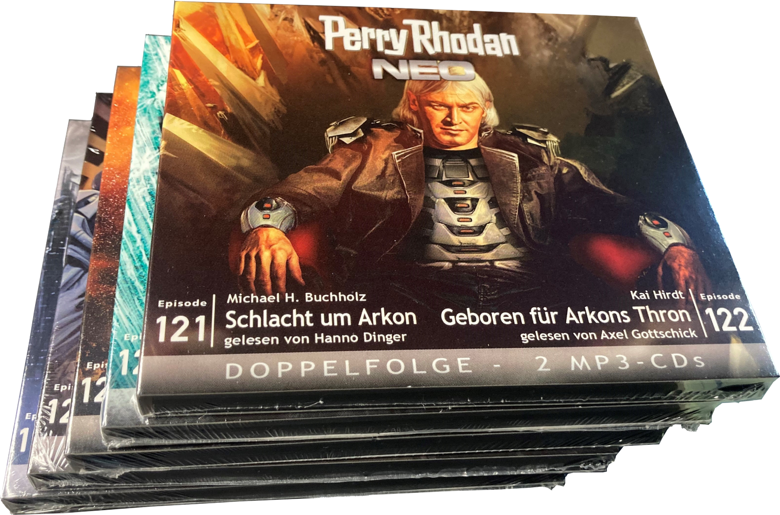 PERRY RHODAN NEO Episoden 121-130 Die Posbis (MP3-CD-Paket) 