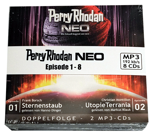 PERRY RHODAN NEO Episoden 001-008 (MP3-CD-Paket)