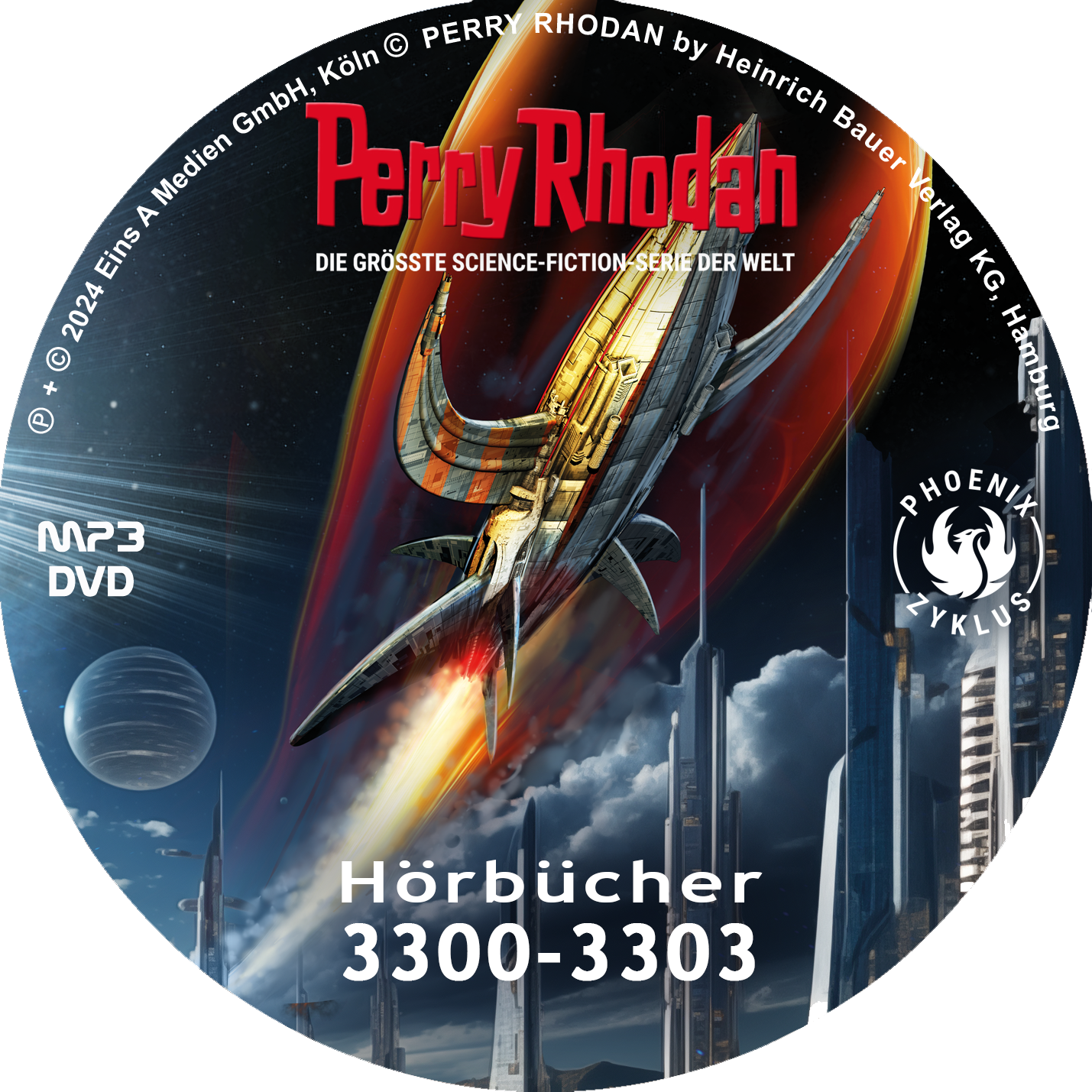 Perry Rhodan MP3-DVD 3300-3303