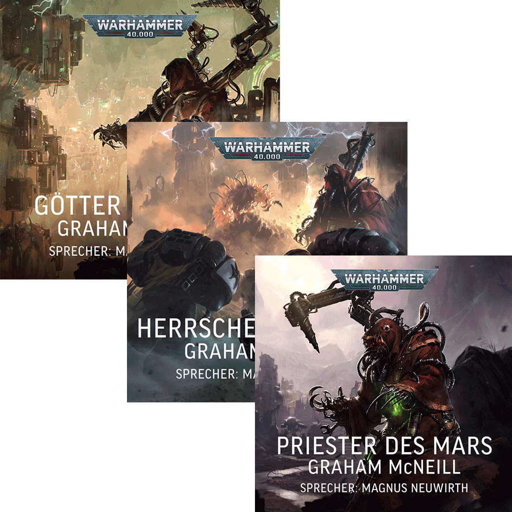 Warhammer 40.000: Techpriester des Mars 1 - 3 (Hörbuch-Download-Abo)