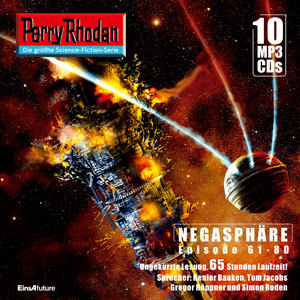 Perry Rhodan Negasphäre-Zyklus 61-80 (Sammelbox 10 MP3-CDs)